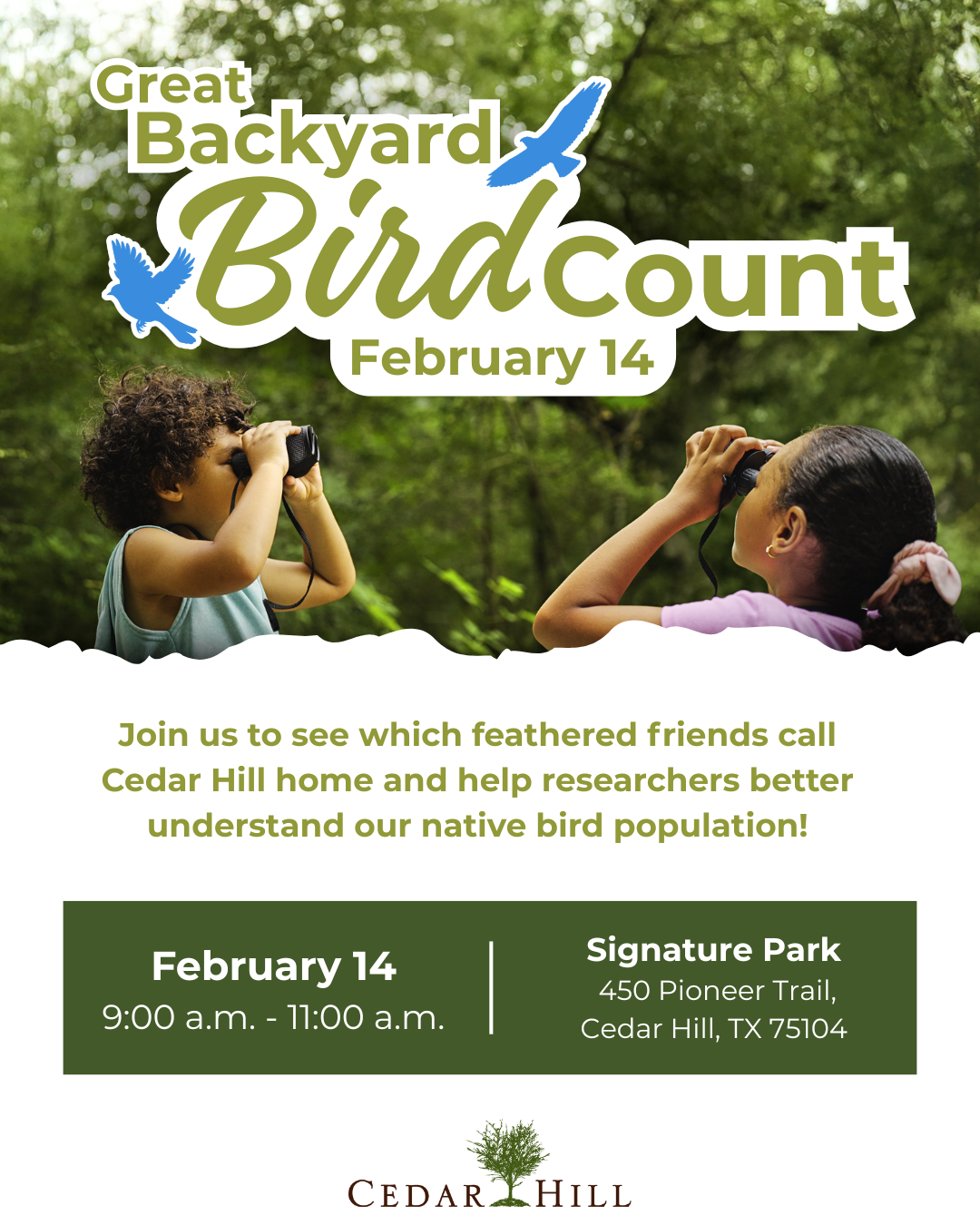 Backyard Bird Count Flyer