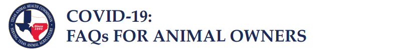 TAHC COVID19 FAQ Opens in new window